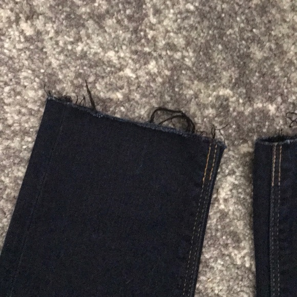 Hudson Dark wash skinny jeans raw hem size 26 new - Picture 5 of 5